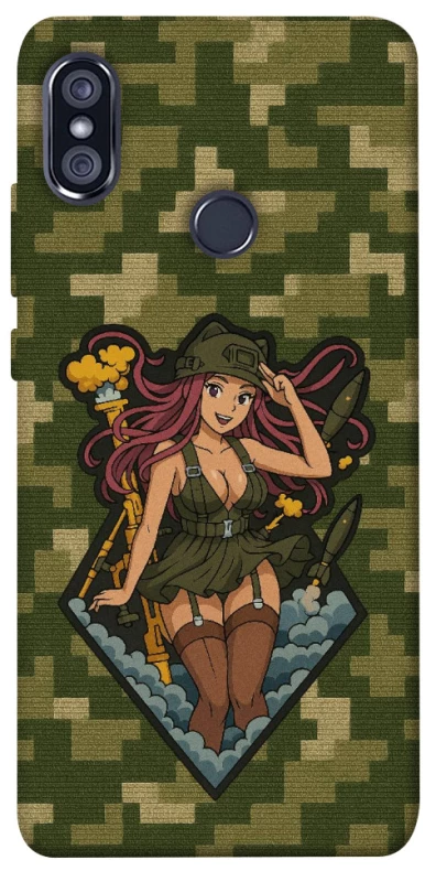 Чохол на Xiaomi Redmi Note 5 Pro / Note 5 (AI Dual Camera) Military Waifu фото 1 з 1