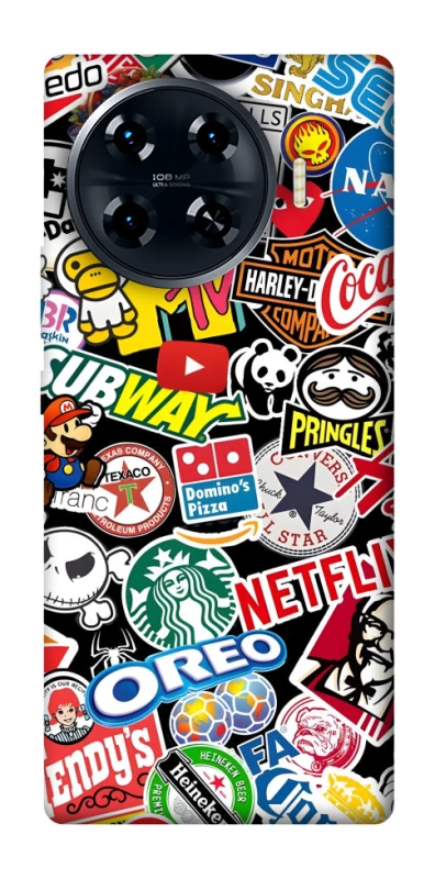 Чехол на TECNO Spark 20 Pro+ brands фото 1 из 1