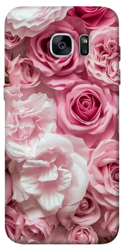 Чохол на Samsung G935F Galaxy S7 Edge Рожеві Квіти фото 1 з 1