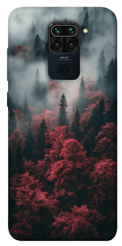 Чехол на Xiaomi Redmi Note 9 / Redmi 10X Red Wood фото 1 из 1