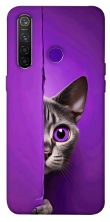 Чохол на Realme 5 Pro Кіт-підглядач фото 1 з 1