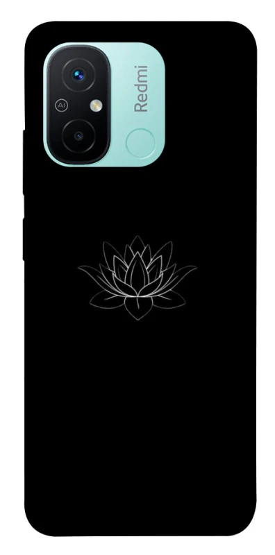 Чехол на Xiaomi Redmi 12C / Poco C55 Black Lotus фото 1 из 1