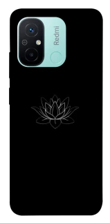 Чохол на Xiaomi Redmi 12C / Poco C55 Black Lotus фото 1 з 1