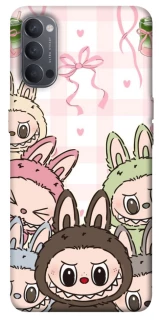 Чехол на Oppo Reno 4 All Labubu 2 фото 1 из 1