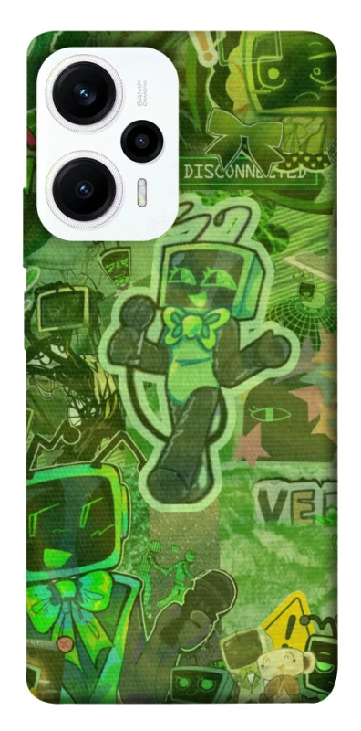 Чохол на Xiaomi Poco F5 / Note 12 Turbo Dandysworld tv green theme фото 1 з 1