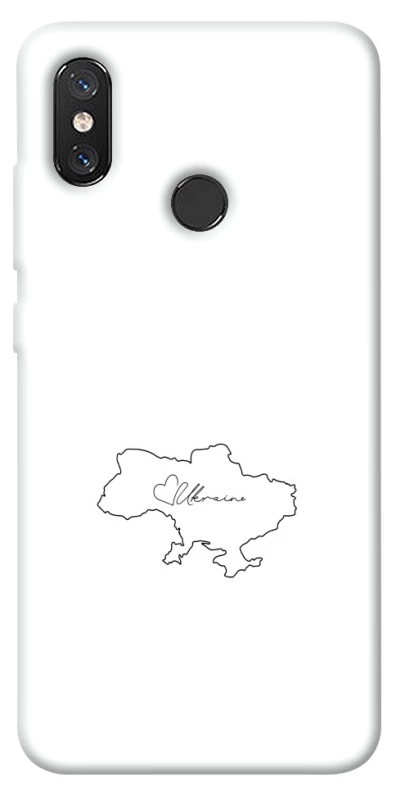 Чохол на Xiaomi Mi 8 Ukraine map фото 1 з 1