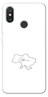Чохол на Xiaomi Mi 8 Ukraine map фото 1 з 1