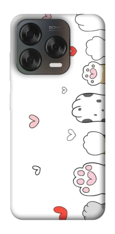 Чехол на ZTE Blade V70 Design Paws фото 2 из 2