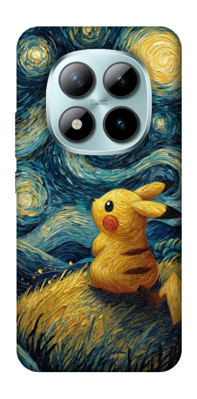 Чохол на Xiaomi Redmi Note 15 Pro+ 5G Pikachu and Van Gogh фото 1 з 1