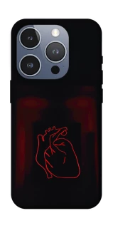 Чехол на Apple iPhone 16 Pro Красное сердце фото 1 из 1