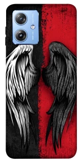Чехол на Motorola Moto G84 Angel and Devil фото 1 из 1