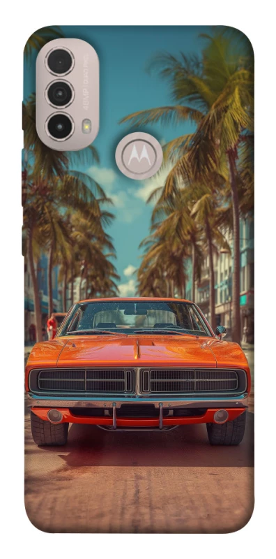 Чохол на Motorola Moto E40 Tropical car фото 1 з 1