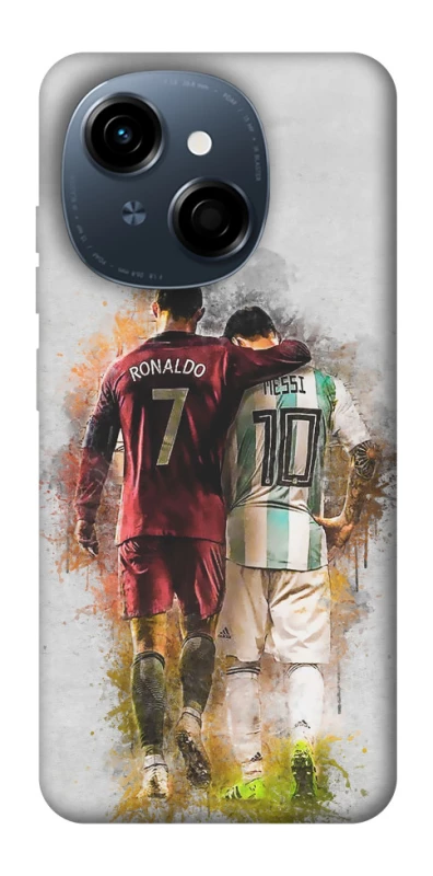 Чохол на TECNO Spark Go 1 Ronaldo та Messi фото 1 з 1
