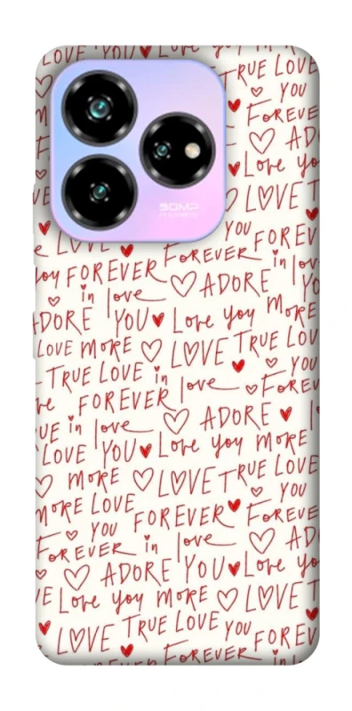 Чохол на ZTE Nubia V60 Desing Love aesthetic ver.4 фото 1 з 1