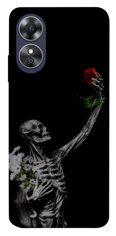 Чохол на Oppo A17 Skeleton vs Rose фото 1 з 1