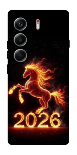 Чохол на Tecno Camon 40 Red Fire Horse ver.1 фото 1 з 1