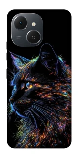 Чехол на TECNO Spark 40C Черный кот фото 1 из 1