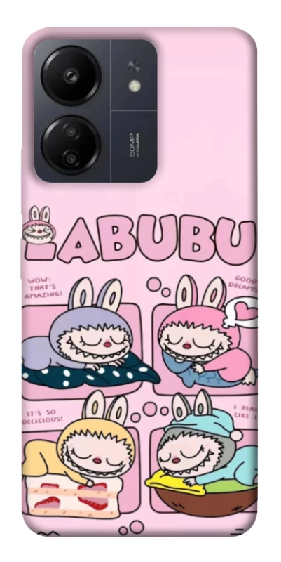 Чохол на Xiaomi Redmi 13C Labubu Dreams Collage фото 1 з 1