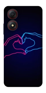 Чехол на ZTE Blade A34 4G Neon love фото 1 из 1