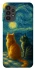 Чохол на Samsung Galaxy A13 4G Cats under the stars фото 1 з 1