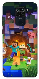 Чехол на Xiaomi Redmi Note 9 / Redmi 10X Minecraft game фото 1 из 1