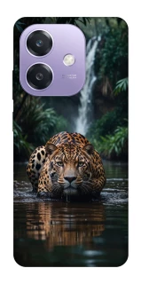 Чехол на Oppo A3 4G Leopard in water фото 1 из 1