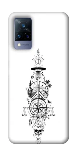 Чехол на Vivo V21 Tattoo ver.7 фото 1 из 1