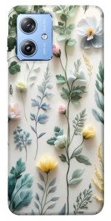 Чехол на Motorola Moto G84 Floral design ver.4 фото 1 из 1
