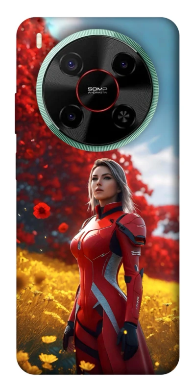 Чохол на ZTE Nubia V70 Max Cyber space girl ver.5 фото 1 з 1