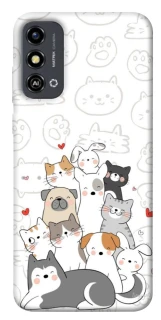 Чохол на ZTE Blade A53 Funny Pets фото 1 з 1