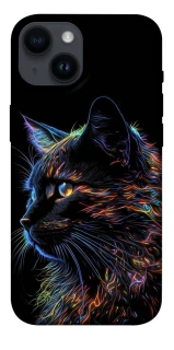 Чохол на Apple iPhone 14 (6.1") Чорний кіт фото 1 з 1