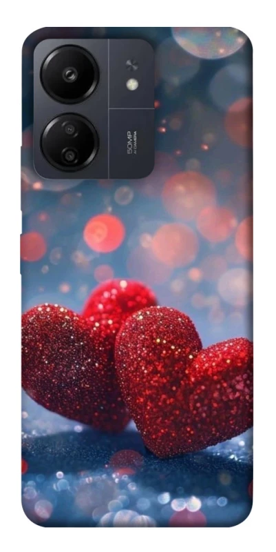 Чохол на Xiaomi Redmi 13C Red hearts фото 1 з 1