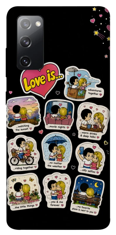 Чехол на Samsung Galaxy S20 FE Love is ver.4 фото 1 из 1