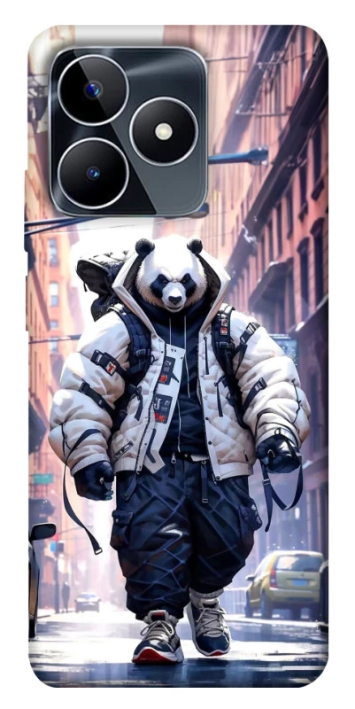 Чехол на Realme C53 Панда курьер фото 1 из 1