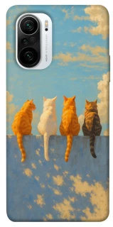 Чохол на Xiaomi Redmi K40 / K40 Pro / K40 Pro+ / Poco F3 cats on wall фото 1 з 1