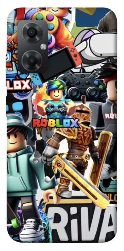 Чехол на Xiaomi Redmi Note 11R Roblox collage ver.1 фото 1 из 1
