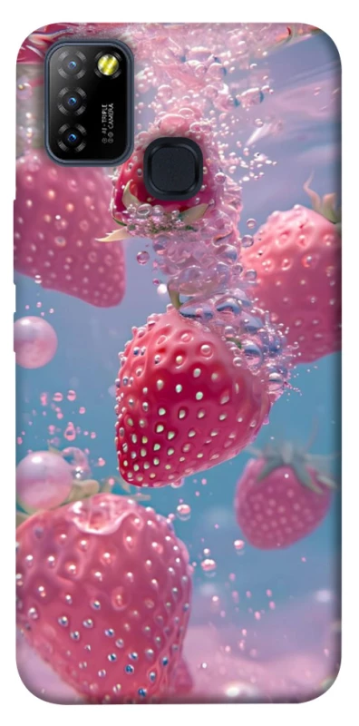 Чохол на Infinix Hot 10 Lite Полуниця в воді фото 1 з 1