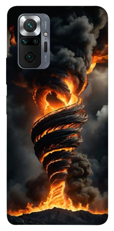 Чехол на Xiaomi Redmi Note 10 Pro Огненный торнадо фото 1 из 1