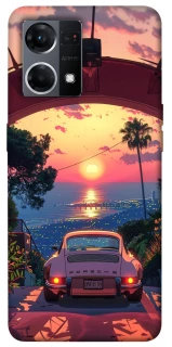 Чохол на Oppo Reno 7 4G Porsche at sunset фото 1 з 1