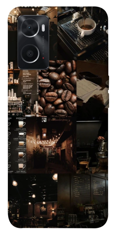 Чохол на Oppo A76 4G Coffee collage ver.1 фото 1 з 1