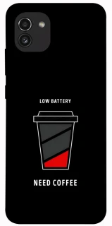 Чехол на Samsung Galaxy A03 Low battery фото 1 из 1