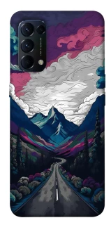 Чохол на Oppo Reno 5 4G Намальовані гори фото 1 з 1