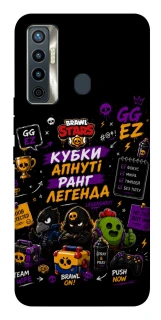Чехол на TECNO Camon 17 Brawl Stars collage фото 1 из 1