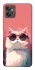 Чехол на Motorola Moto G32 Сat with glasses фото 1 из 1