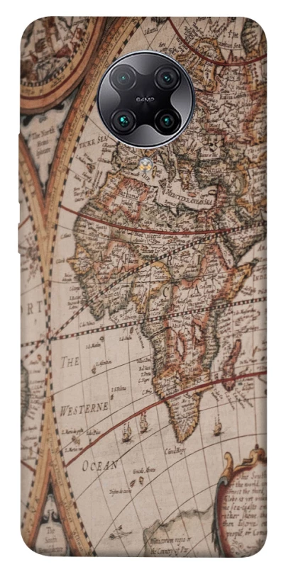 Чехол на Xiaomi Redmi K30 Pro / Poco F2 Pro Карта путешествий фото 1 из 1