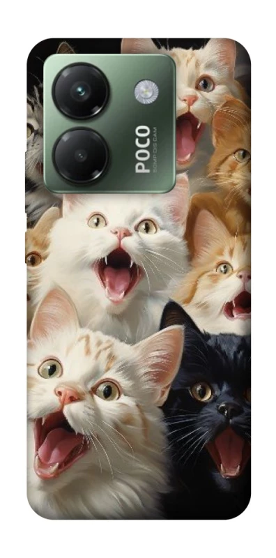 Чохол на Xiaomi Poco M7 pro 5G Коти фото 1 з 1