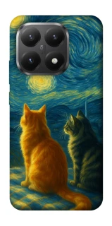 Чехол на Xiaomi 15T Cats under the stars фото 1 из 1