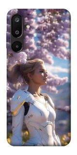 Чехол на Samsung Galaxy M16 5G Cyber space girl ver.1 фото 1 из 1