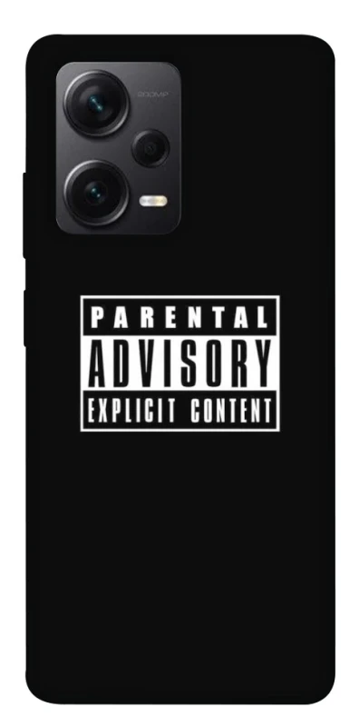 Чохол на Xiaomi Redmi Note 12 Pro 5G Parental Advisory Label фото 1 з 1