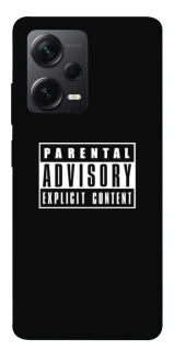 Чехол на Xiaomi Redmi Note 12 Pro+ 5G Parental Advisory Label фото 1 из 1